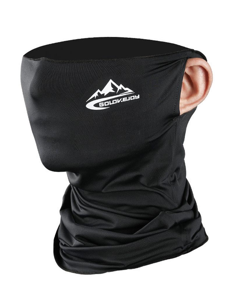 

Cooling Ear Loops Neck Gaiter Bandana Mask Face Scarf Balaclava, Black