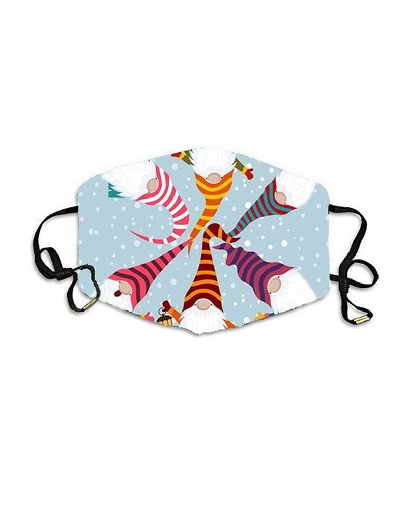 

Christmas Print PM2.5 Breathable Face Mask, Style4