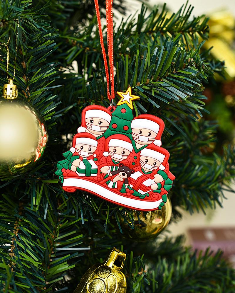 

Christmas Family Member With Mask Ornament, Style4