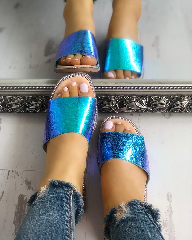 single strap slippers