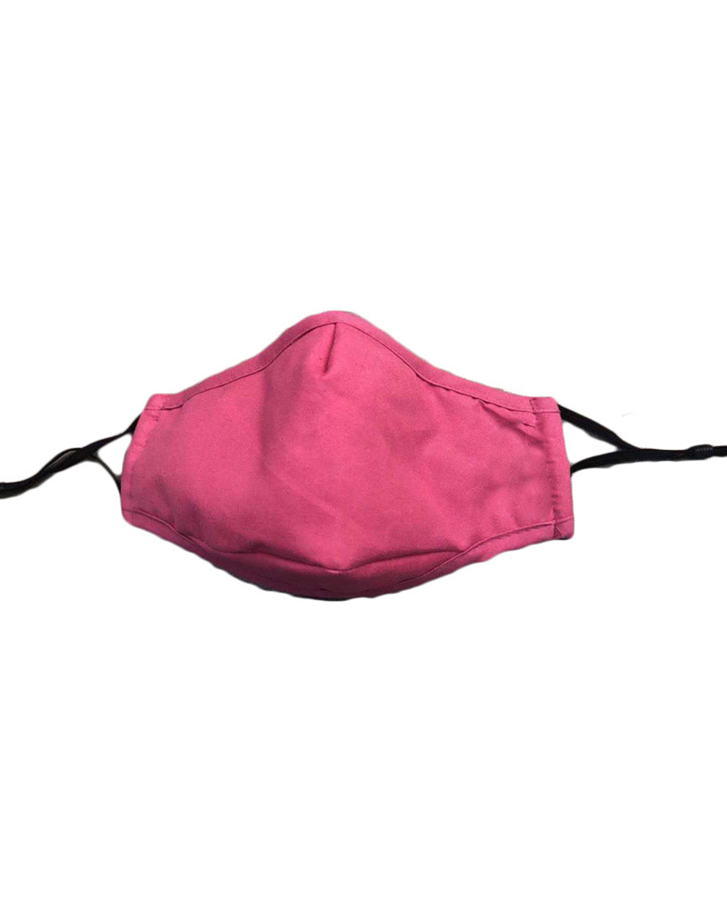 

Breathing Washable Ear Loop Face Mask, Hot pink