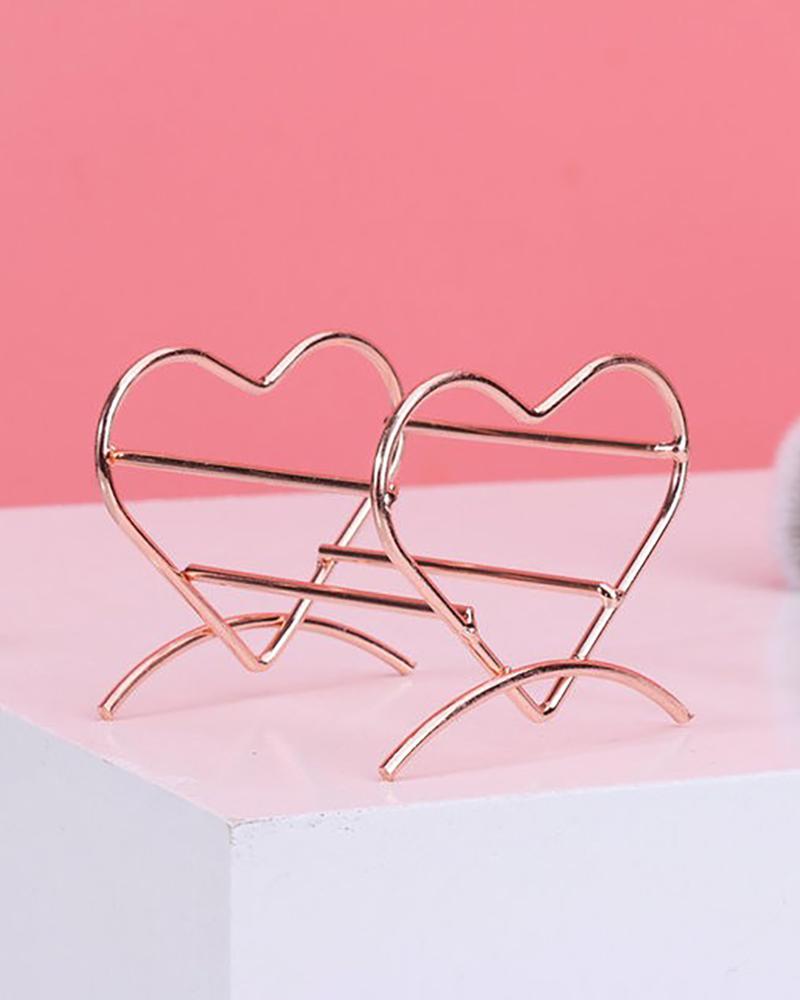 

1PCS Heart Shaped Makeup Sponge Holder, Pink