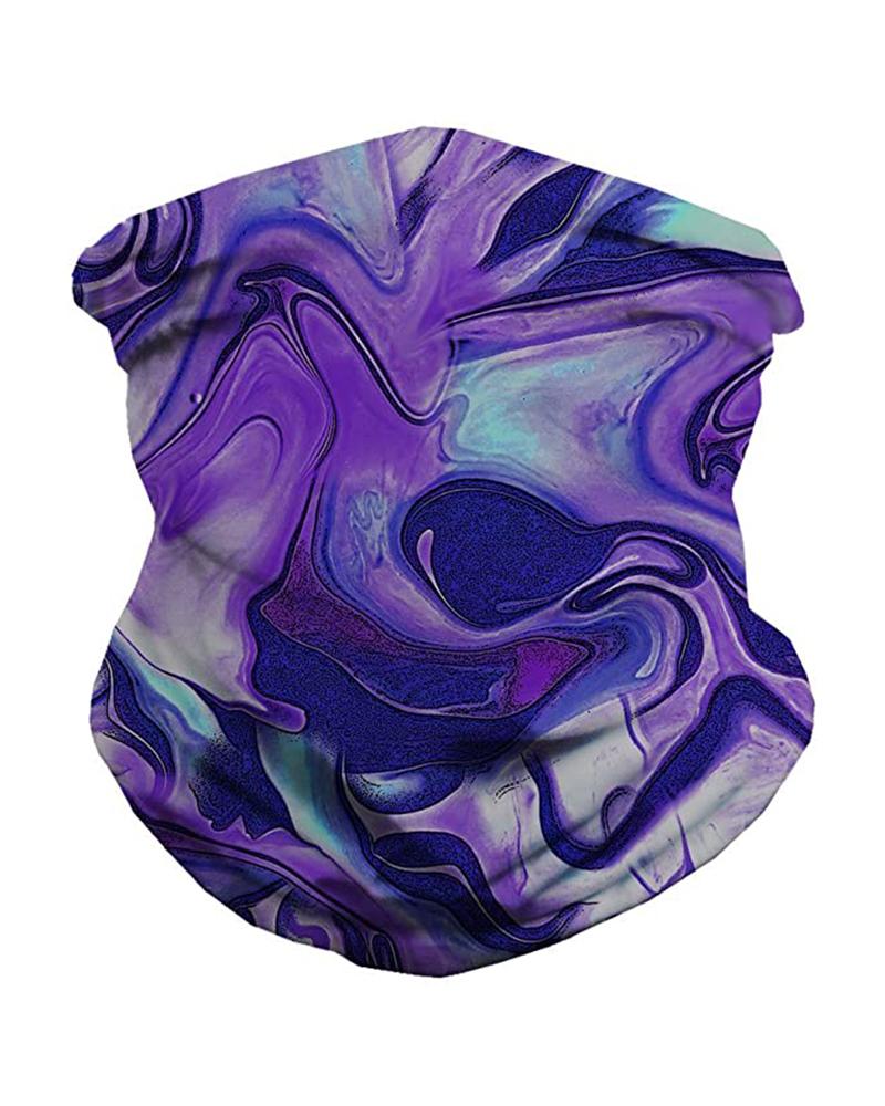

Purple Fusion Breathable Face Bandana Magic Scarf Headwrap Balaclava