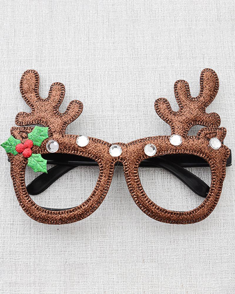 

Christmas Pattern Funny Design Glasses, Style4