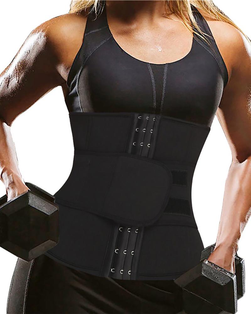 

Waist Trainer Neoprene Belt Cincher Tummy Control Strap Slimming Girdle, Black