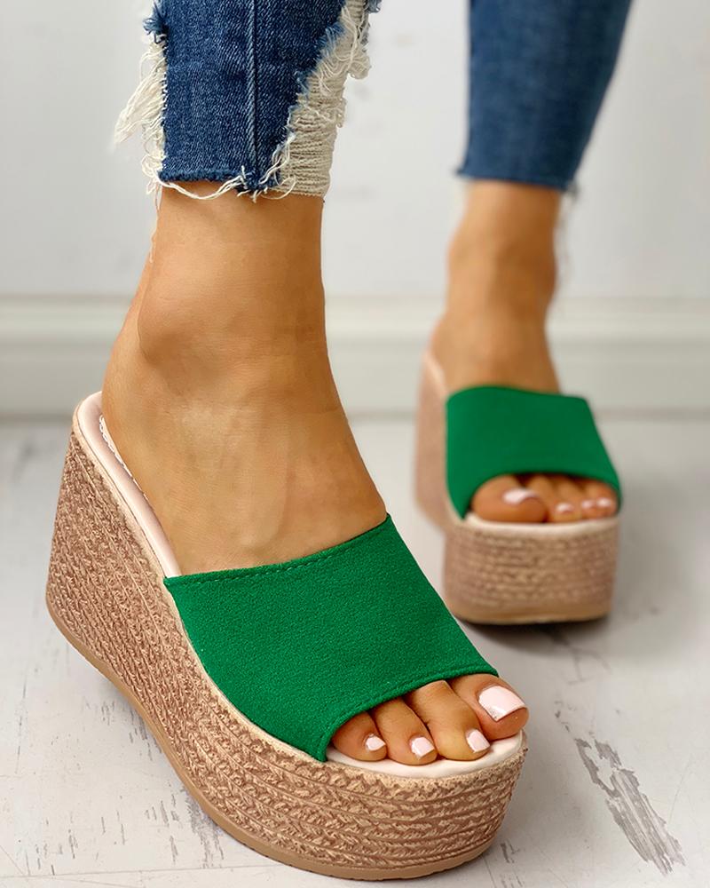 summer platform sandals