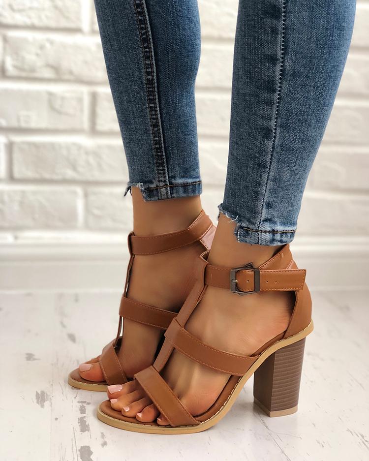 casual heel sandals