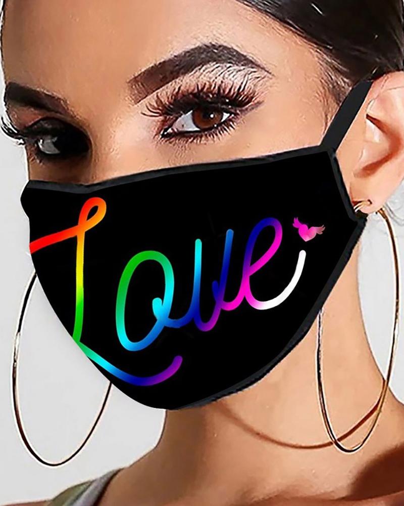 

Valentine's Day PM2.5 Filter Breathable Face Mask, Style4