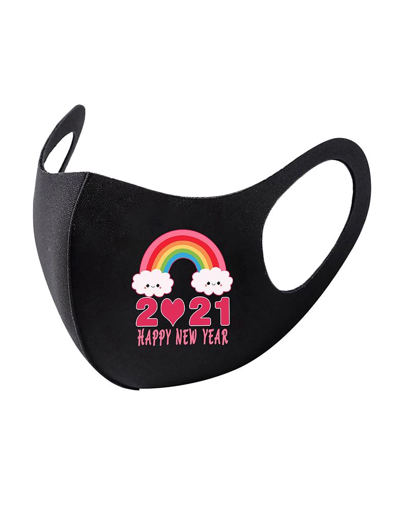 

Letter Print Breathable Face Mask, Style2