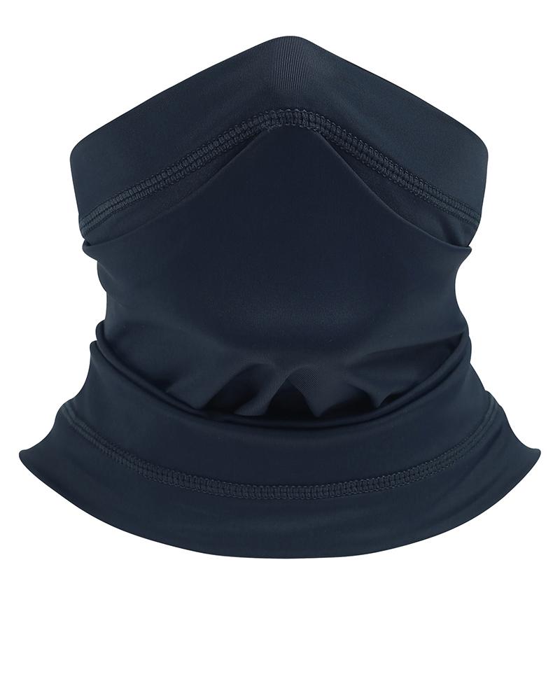 

Solid Summer Neck Gaiter Face Cover Headwear Bandana, Dark blue