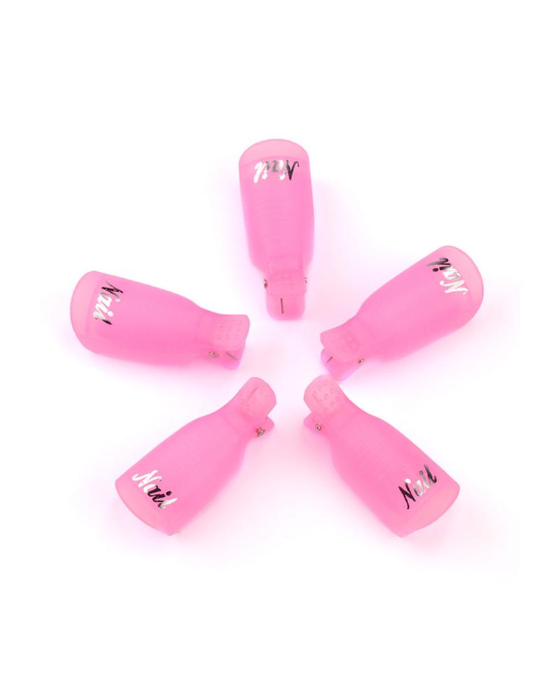 

Gel Nail Polish Remover Clip, Pink