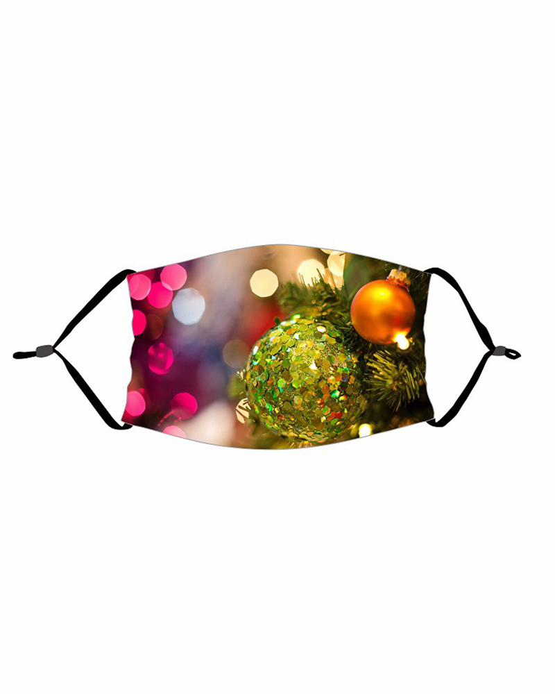 

Christmas PM 2.5 Earloop Face Mask With Fliter For Adults, Style6