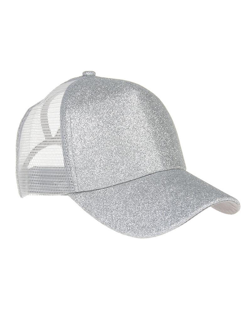 

Glitter Baseball Cap, Gray