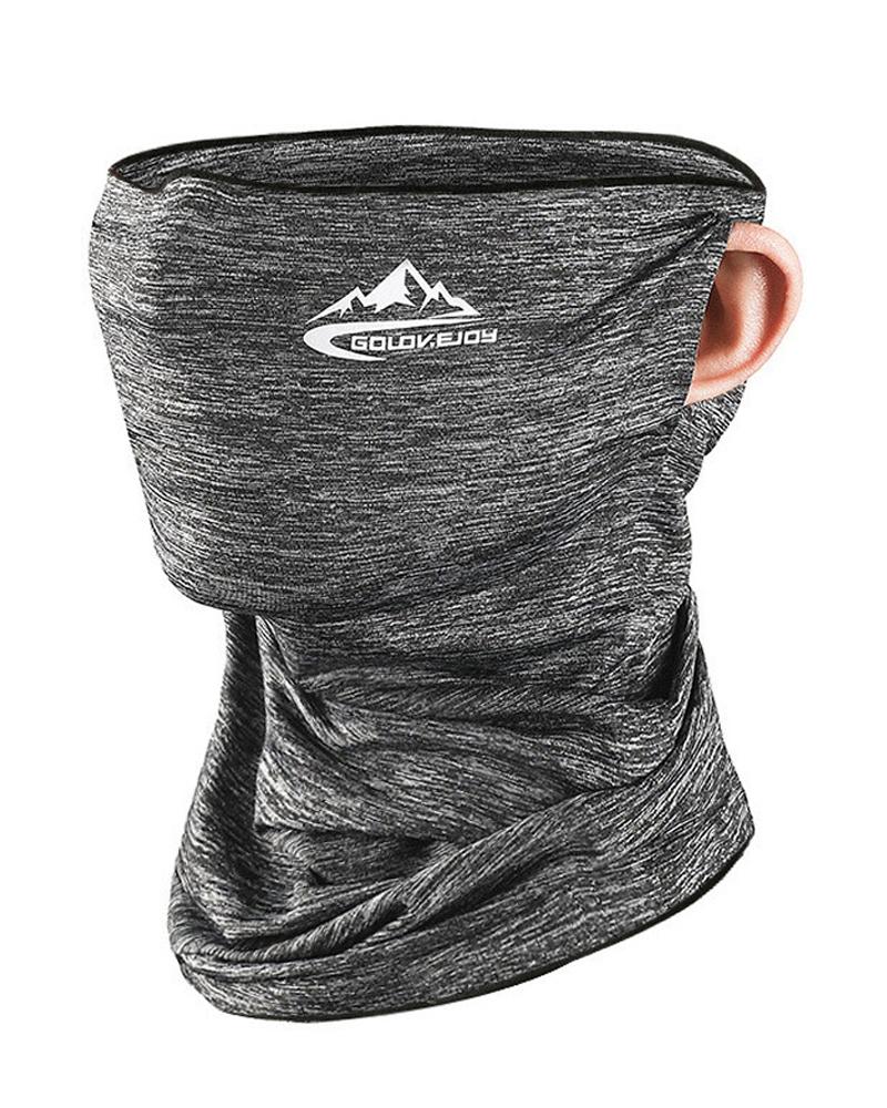 

Cooling Ear Loops Neck Gaiter Bandana Mask Face Scarf Balaclava, Gray