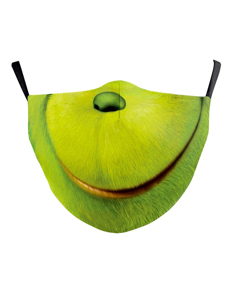 

Christmas Cartoon Print PM2.5 Filter Breathable Face Mask, Style4