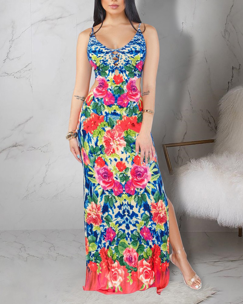 bohemian style maxi dress