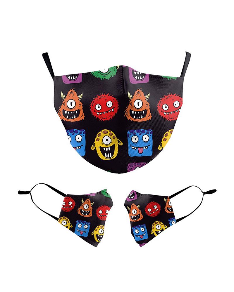 

Daisy / Cartoon / Zebra Print Breathable Face Mask, Multicolor