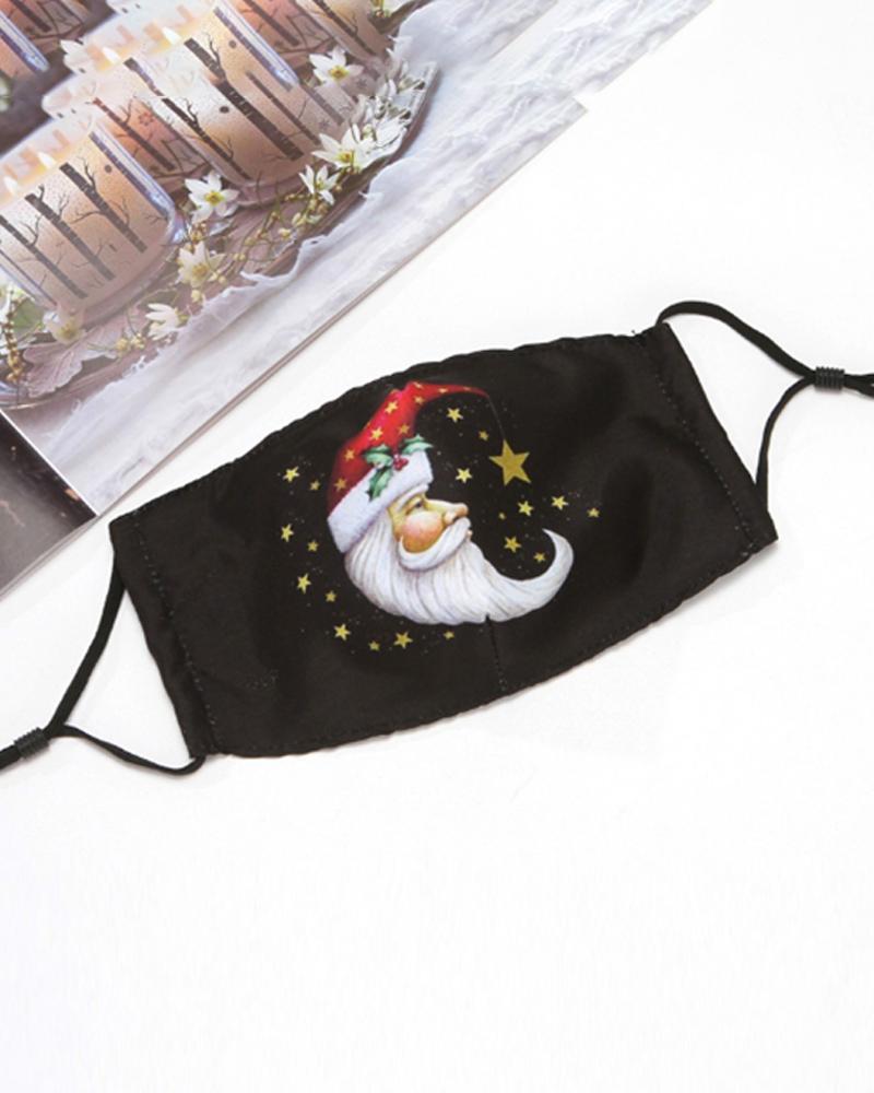 

Christmas Print PM 2.5 Breathable Face Mask, Style2