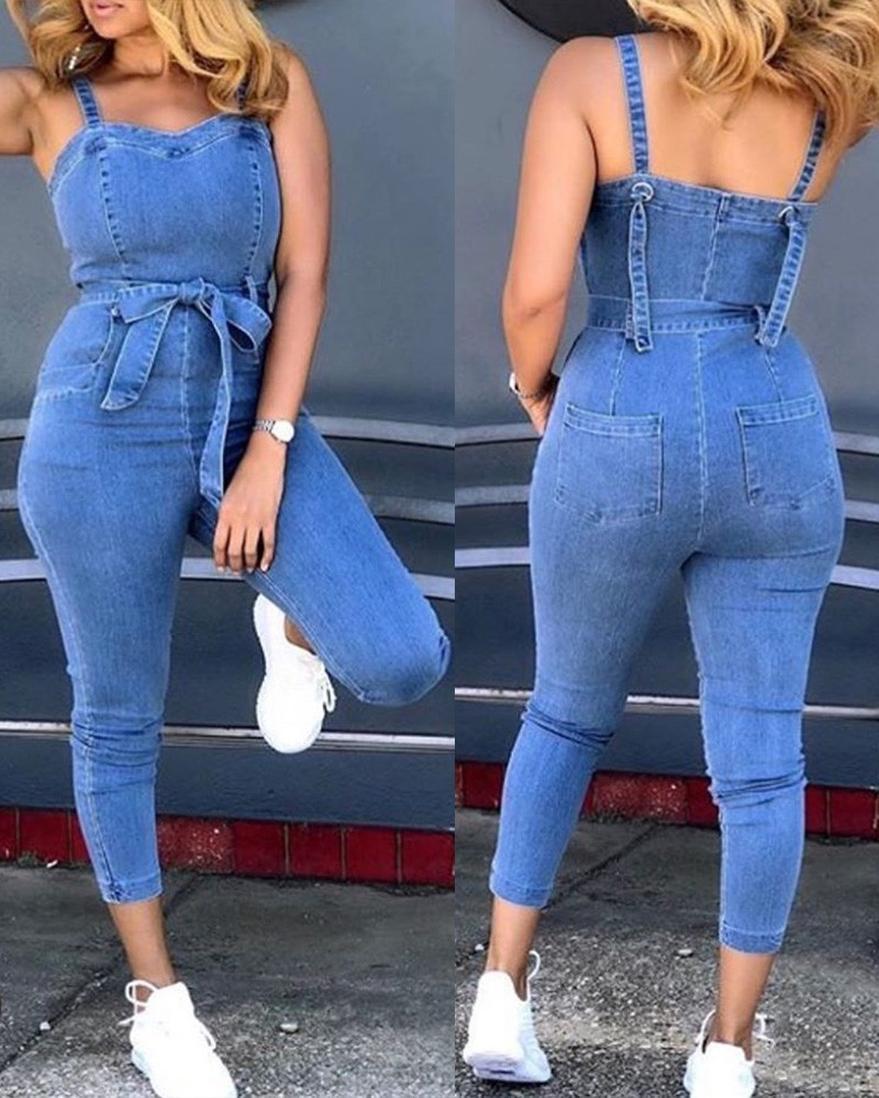 thick strap jumpsuit