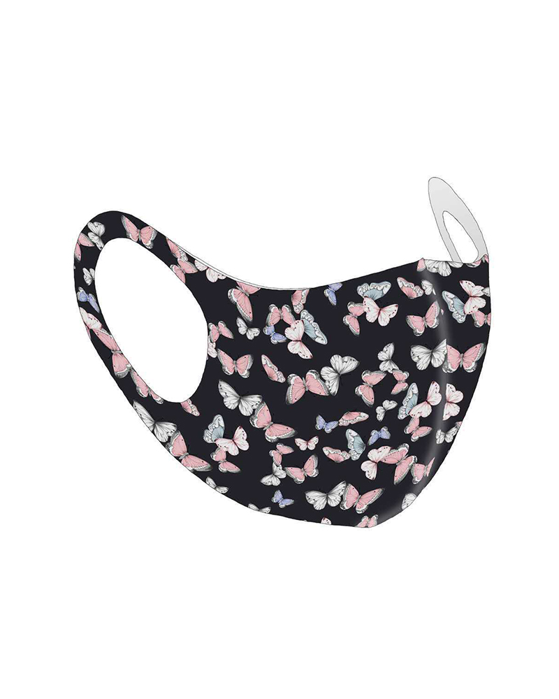 

Floral/Butterfly/Plaid Print Earloop Face Mask For Adults, Style3