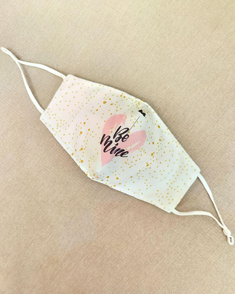 

Valentine's Day Breathable Face Mask, Style4
