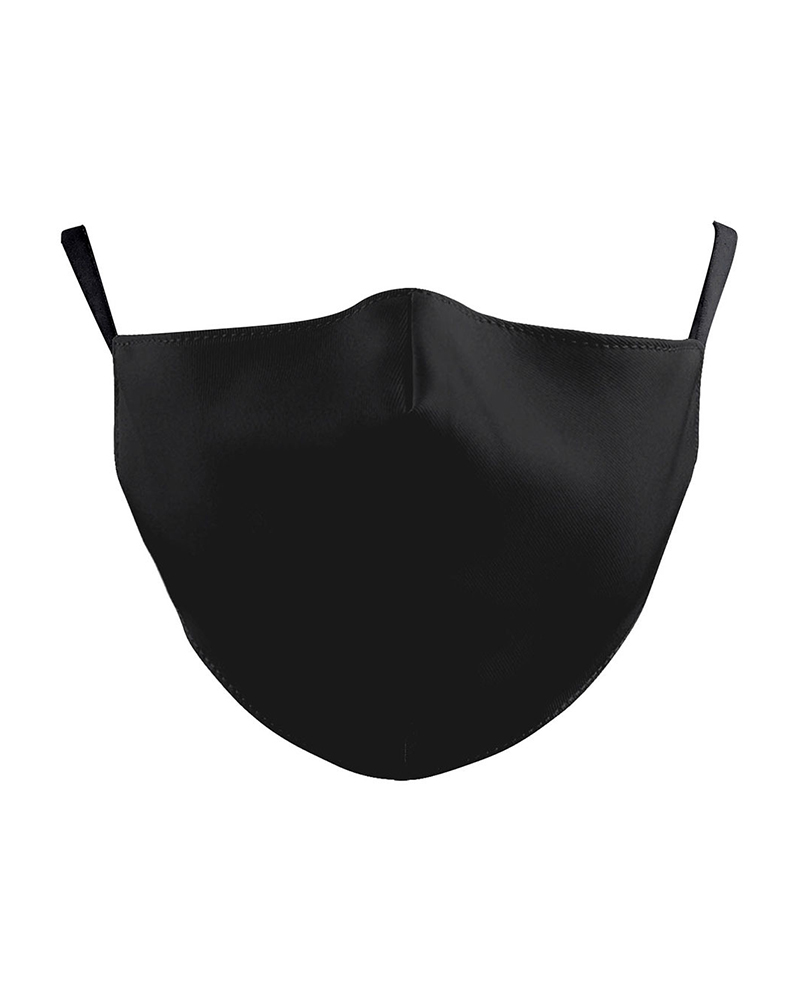 

Solid Breathable Face Mask, Black