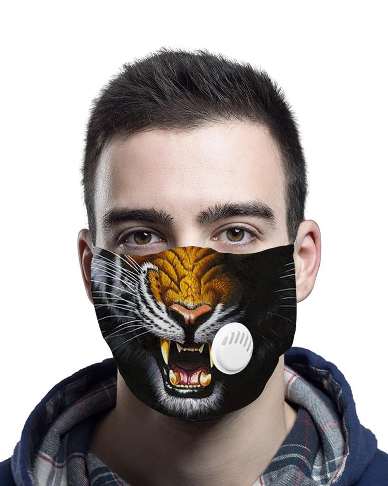 

Printed Anti Dust Mask With Valves, Style10