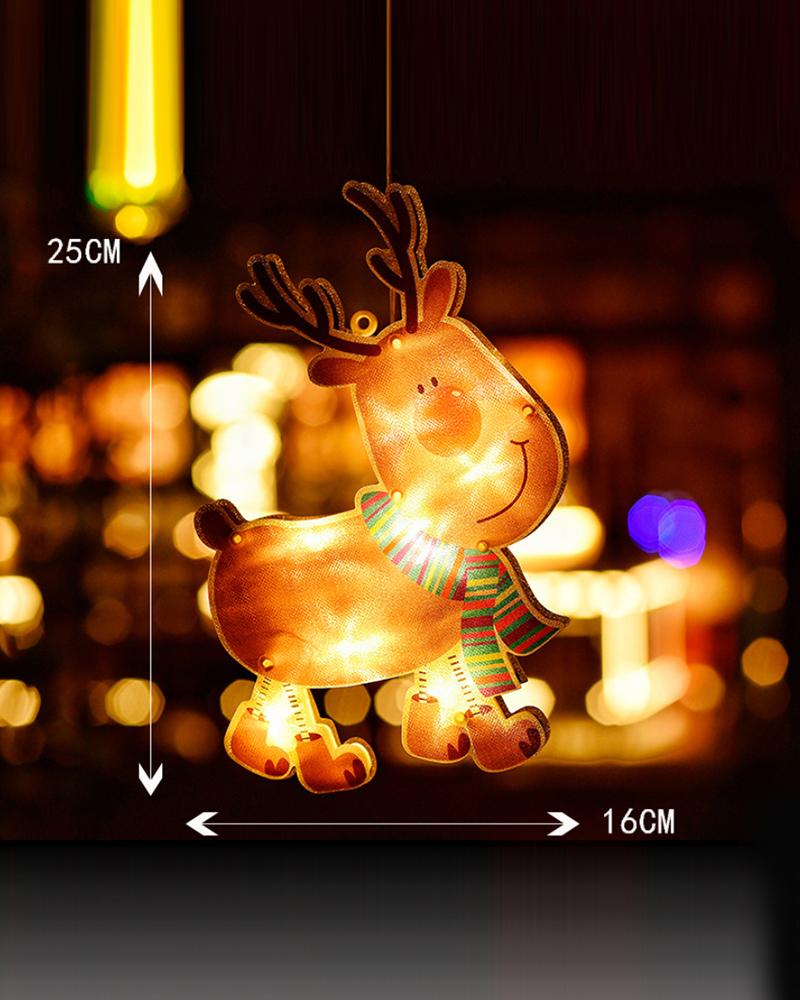 

Christmas Shaped LED Suction Cup Lamp, Style7