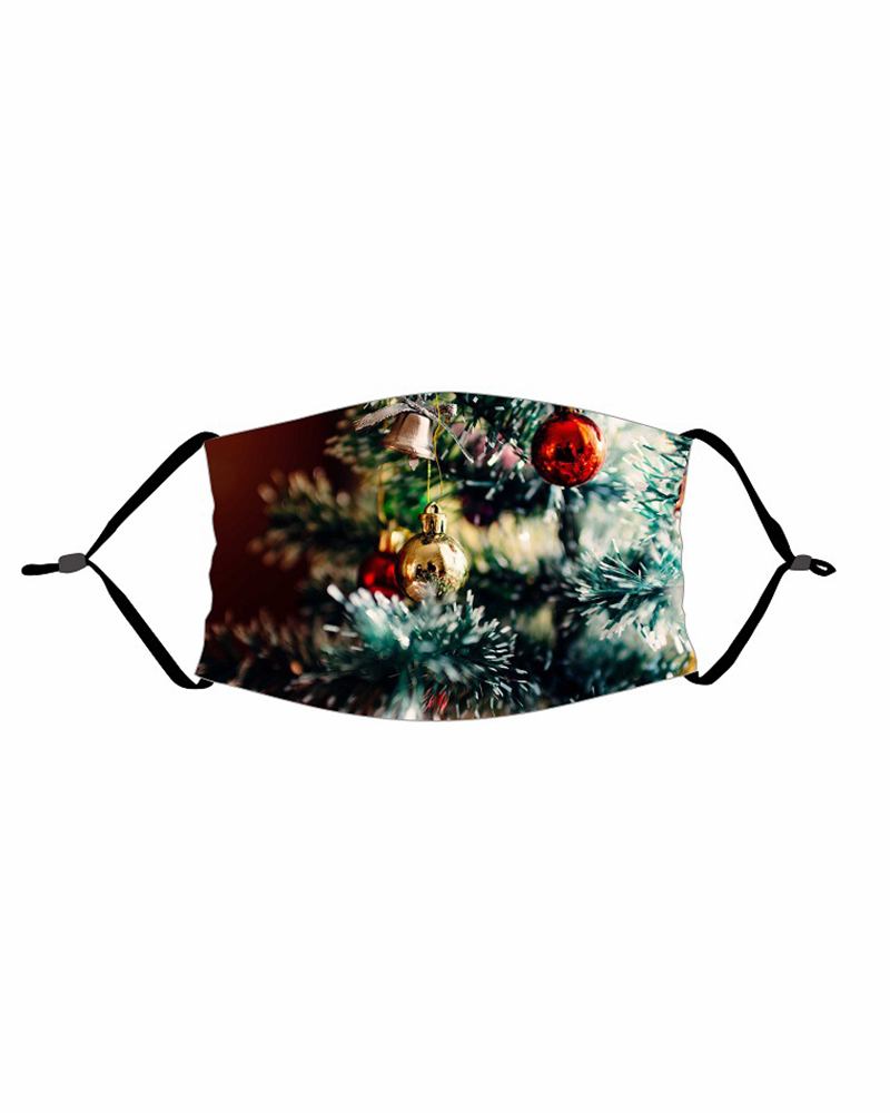 

Christmas PM 2.5 Earloop Face Mask With Fliter For Adults, Style11