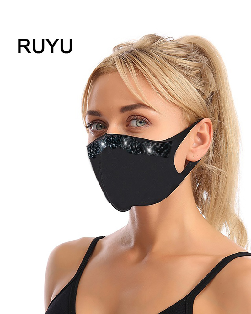 

Studded Breathable Face Mask, Style2