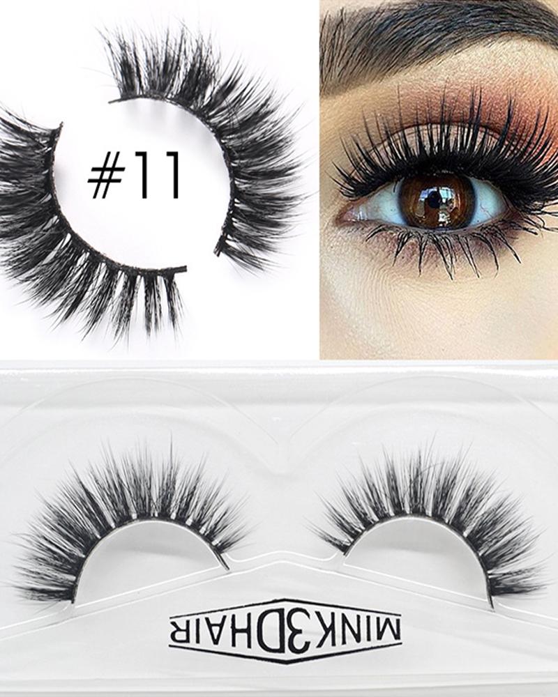 

1 Pair Volume Curly False Eyelashes, Style11