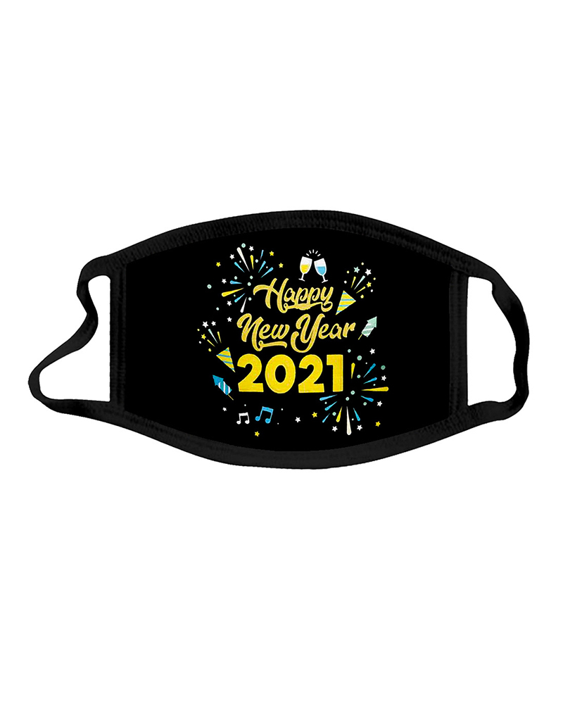 

Letter Grahpic Print Breathable Face Mask, Style9