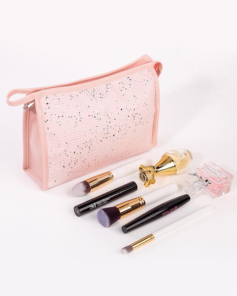 

Sequins Makeup Bag, Pink